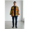 Image 1 : Original Paul Johnny Wearable Art Jacket -  Hand Stitched Flannel with COA (raglan sleeve) Canadian