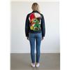 Image 1 : Original Paul Johnny Wearable Art Jacket - Hand Stitched Flannel & Denim with COA- First Nations Des