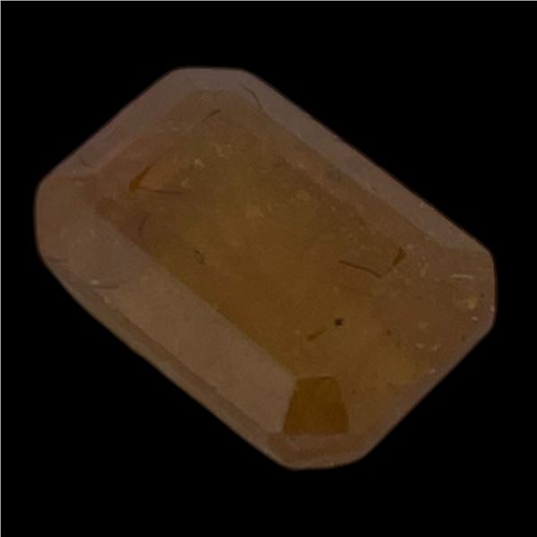 5.4 CT Natural Yellow Sapphire - Untreated - Emerald Cut - 6.9mm x 9.9mm