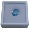Image 2 : 4.6 CT Natural Swiss Blue Topaz - Untreated - Oval Cut - 10.0mm x 12.0mm
