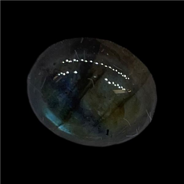4.6 CT Natural Labradorite - Untreated - Oval Cabochon - 9.6mm x 11.6mm