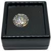 Image 2 : 4.0 CT Moissanite Lab Diamond - Round Brilliant Cut - RS 10mm - Complete with GRA Grading Report and