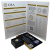 Image 3 : 4.0 CT Moissanite Lab Diamond - Round Brilliant Cut - RS 10mm - Complete with GRA Grading Report and