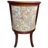 Image 3 : Victorian Mahogany Slipper Chair with Updated Upholstery