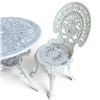 Image 3 : 3 Piece Cast Metal Bistro Table Set