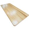 Image 2 : 10 Seat Pine Table with Industrial Dual Black Metal Base - One continuous top (42" wide x 100" long)
