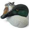 Image 2 : 1997 Rusty Rutherford "Shoveler Duck" Hand Carved & Painted Decorative Decoy - Signed by Artist