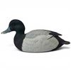 Image 1 : Rusty Rutherford "Greater Scaup" Hand Carved & Painted Decorative Decoy - Signed by Artist