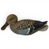 Image 2 : 1997 Rusty Rutherford "Shoveler Hen" Hand Carved & Painted Decorative Decoy - Signed by Artist