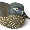 Image 6 : 1995 Rusty Rutherford "Wood Duck Hen" Hand Carved & Painted Decorative Decoy - Signed by Artist