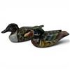 Image 3 : Flock of 4 Carved Wood Decorative Ducks - 2 are signed Island Decoys