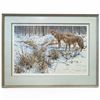 Image 1 : 1985 John Seerey-Lester "Winter Rendezvous - Coyotes" (40" x 30")