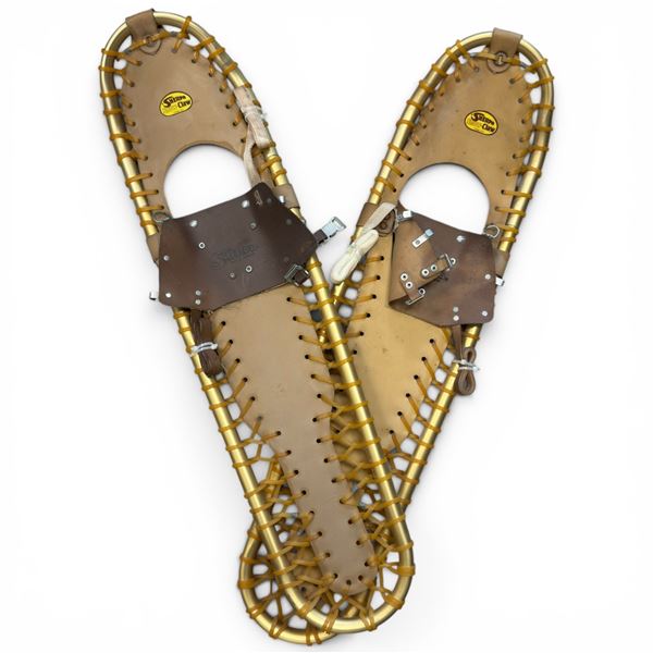 Pair of Sherpa Snow-Claw Metal Framed Snow Shoes