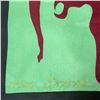 Image 2 : Original Paul Johnny Hand Stitched Flannel Wall Hanging with COA - First Nations Design (5' X 6') -C