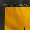Image 2 : Original Paul Johnny Hand Stitched Flannel Wall Hanging with COA - First Nations Design (5' X 6') -C