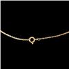 Image 2 : New 18KT Gold Plated Open Heart Pendant Necklace with CZ Stones - Heart is 28mm diameter
