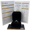 Image 3 : New Sterling Silver 1.0 CT Moissanite Lab Diamond Twist Ring with White Gold Overlay - Size 6 - RS 6