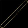 Image 1 : New 14KT Gold Plated 23" Rope Necklace - 2mm wide