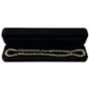Image 3 : New 14KT Gold Plated Cuban Link Necklace- 18" long  (8mm wide)