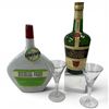 Image 1 : Grande Gruyère Gold 700ml 41% + Escorial Green 750ml 56% - Herbal European Liqueur Pairing
