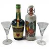 Image 1 : Grande Gruyère Green 700ml 45% + Ceramic Cherry Rum 700ml 24% - Herbal & Fruit Liqueur Duo