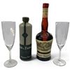 Image 1 : Cherry Marnier 700ml 25% + Crème De Prunelle 500ml 35% - French Cherry & Sloe Plum Liqueurs
