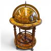 Image 1 : Toscano Style Globe Bar Cut with Hidden Storage on Castors 36" Tall 23" Wide