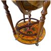 Image 6 : Toscano Style Globe Bar Cut with Hidden Storage on Castors 36" Tall 23" Wide