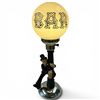 Image 1 : Vintage "Drunk Hobo" Bar Lamp 17.5" Tall