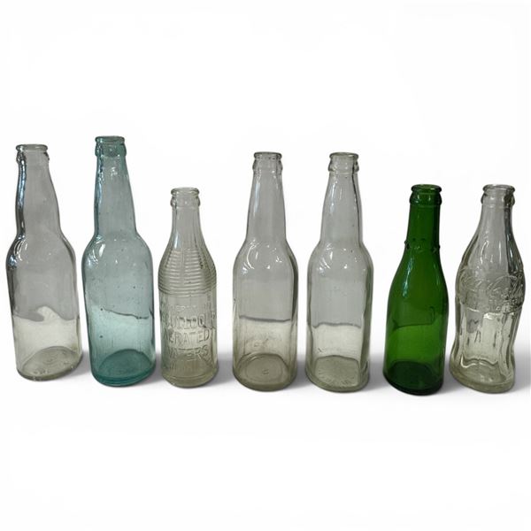 7 Antique & Vintage Canadian Soda & Beverage Bottles: McCulloch Aerated Waters, Coca-Cola & More