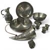 Image 1 : 20+ Pieces of German SKS Zinn 95% Pewter Tableware & Decorative Items - Made in Germany