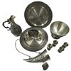 Image 2 : 20+ Pieces of German SKS Zinn 95% Pewter Tableware & Decorative Items - Made in Germany