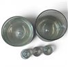 Image 2 : Krosno Crystal Polish Art Glass Bowls, Vases & Tumbler Set "Produit De Pologne" 5 Pieces