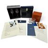 Image 1 : NovaScotian Crystal Limited Edition Port Wine Glasses 2004 Pair No. 56/500 W COA  Plus Water Carafes