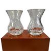 Image 4 : NovaScotian Crystal Limited Edition Port Wine Glasses 2004 Pair No. 56/500 W COA  Plus Water Carafes