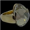 Image 1 : Swarovski Crystal "Drop Egg" Ring - Size 8 - Original Box - Appears to be unworn