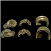 Image 2 : 3 Pairs of 1980s Christian Dior Gold-Tone Clip-On Earrings (all marked Chr. Dior)