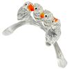Image 4 : Swarovski "Baby Lovebirds" Figurine (System Number 199123) in Original Box - 4" Long x 2.75" tall