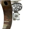 Image 3 : 2 Sterling Silver with Natural Stone Bracelets (3/4 wide cuff bracelet & 1.25" wide bracelet with bo