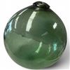 Image 4 : Massive 16" Diameter Green Glass Fish Float - Primarily used for deep sea tuna long-line nets