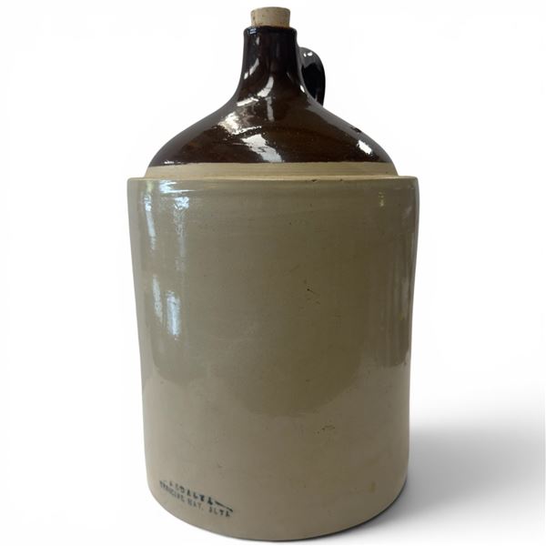 2 Gallon Medalta Pottery Jug from Medicine Hat, Alberta