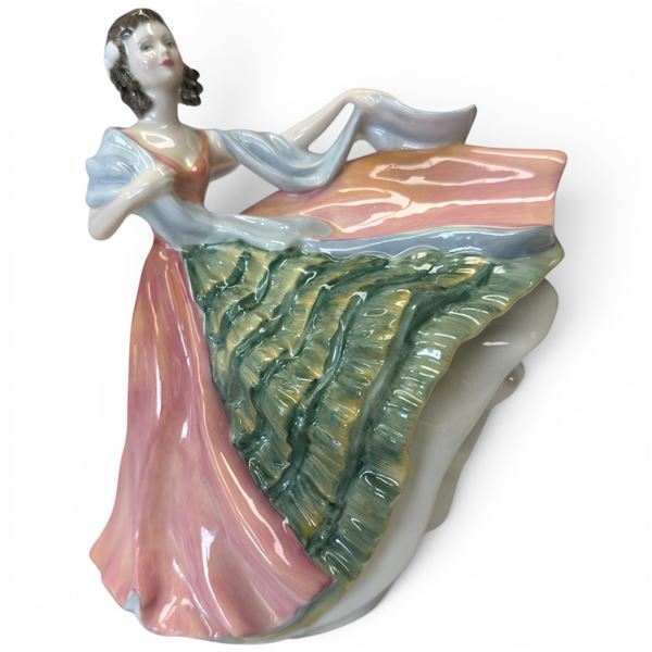 Royal Doulton "Ann" Bone China Figurine (HN 3259) - Modelled by sculptor Douglas V. Tootle  - 8" Tal