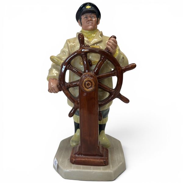 Royal Doulton "The Helmsman" Bone China Figurine (HN 2499) - Modelled by M. Nicoll  - 9" Tall