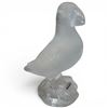 Image 2 : Lalique Frosted Crystal "Puffin" Figurine with Polished Crystal Base - Signed Lalique France 11741 -