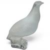 Image 1 : Lalique Frosted Crystal "Standing Quail/Partridge (Perdrix Debout)" Figurine - Signed Lalique France