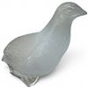 Image 2 : Lalique Frosted Crystal "Standing Quail/Partridge (Perdrix Debout)" Figurine - Signed Lalique France