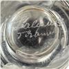 Image 6 : 4 Lalique Frosted Crystal Collectibles (2.5" Tang Horse, Bird and 2 "Les Enfants" Shot Glasses )- Si