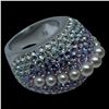 Image 1 : Swarovski Crystal "Calista" Ring - Size 7 - Original Box - Appears to be unworn