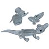Image 2 : 5 Swarovski Crystal Figurines - Rhino is 2.5" Long x 1.5" Tall