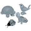 Image 1 : 4 Crystal Animal Miniatures - Turtle is 4" x 2" tall